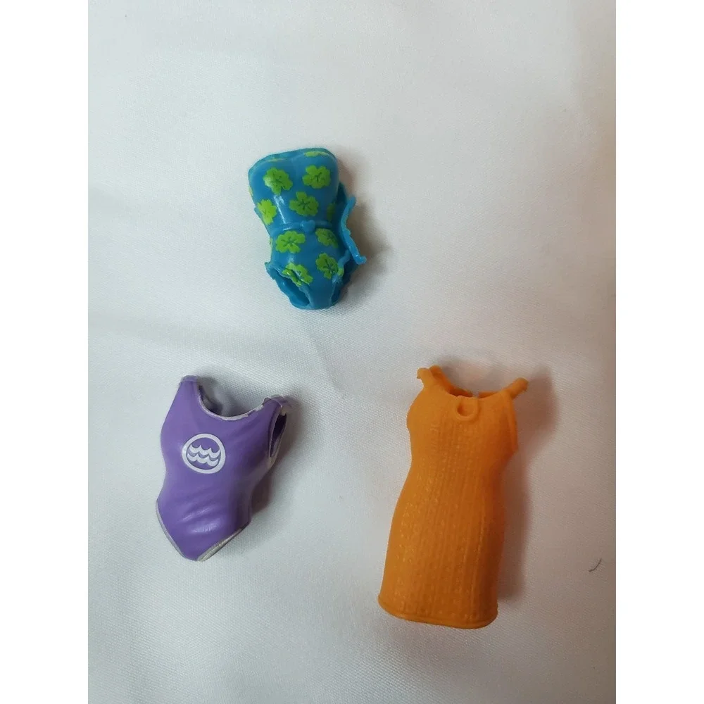 Vintage Polly‎ Pocket Dolls Mixed Lot 5-Dolls Blonde Hair 3.5